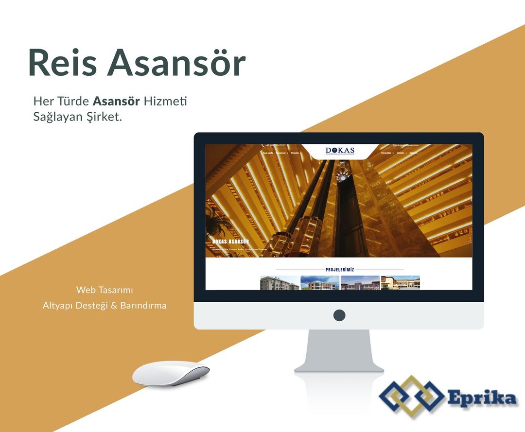 Reis Asansör – Web Tasarımı