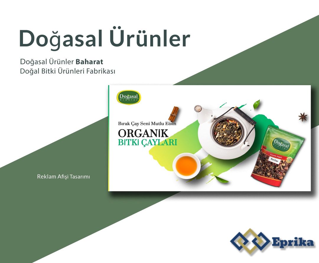 Doğasal Ürünler – Reklam Afişi