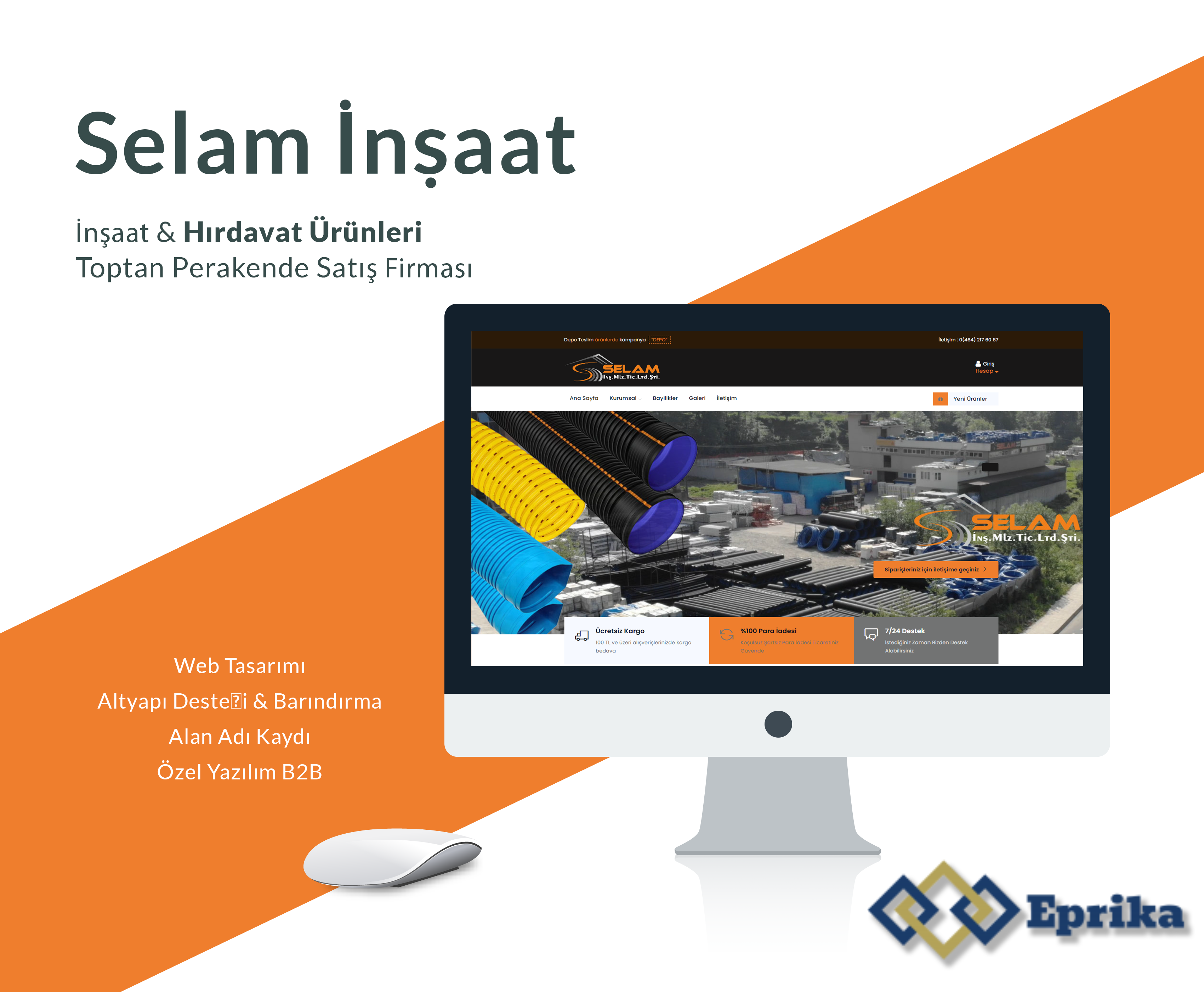 Selam İnşaat – Web Tasarımı