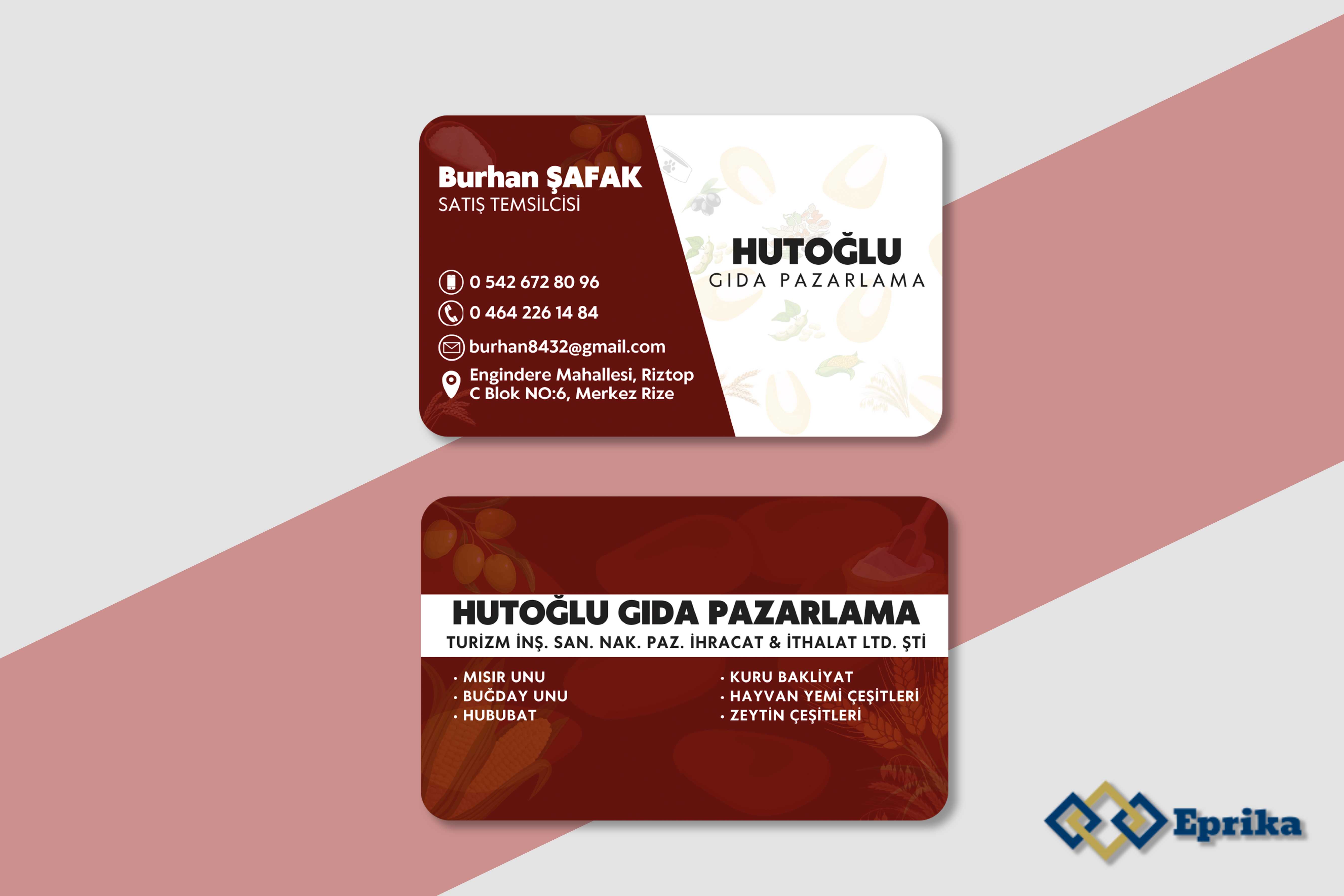 Hutoğlu - Kartvizit