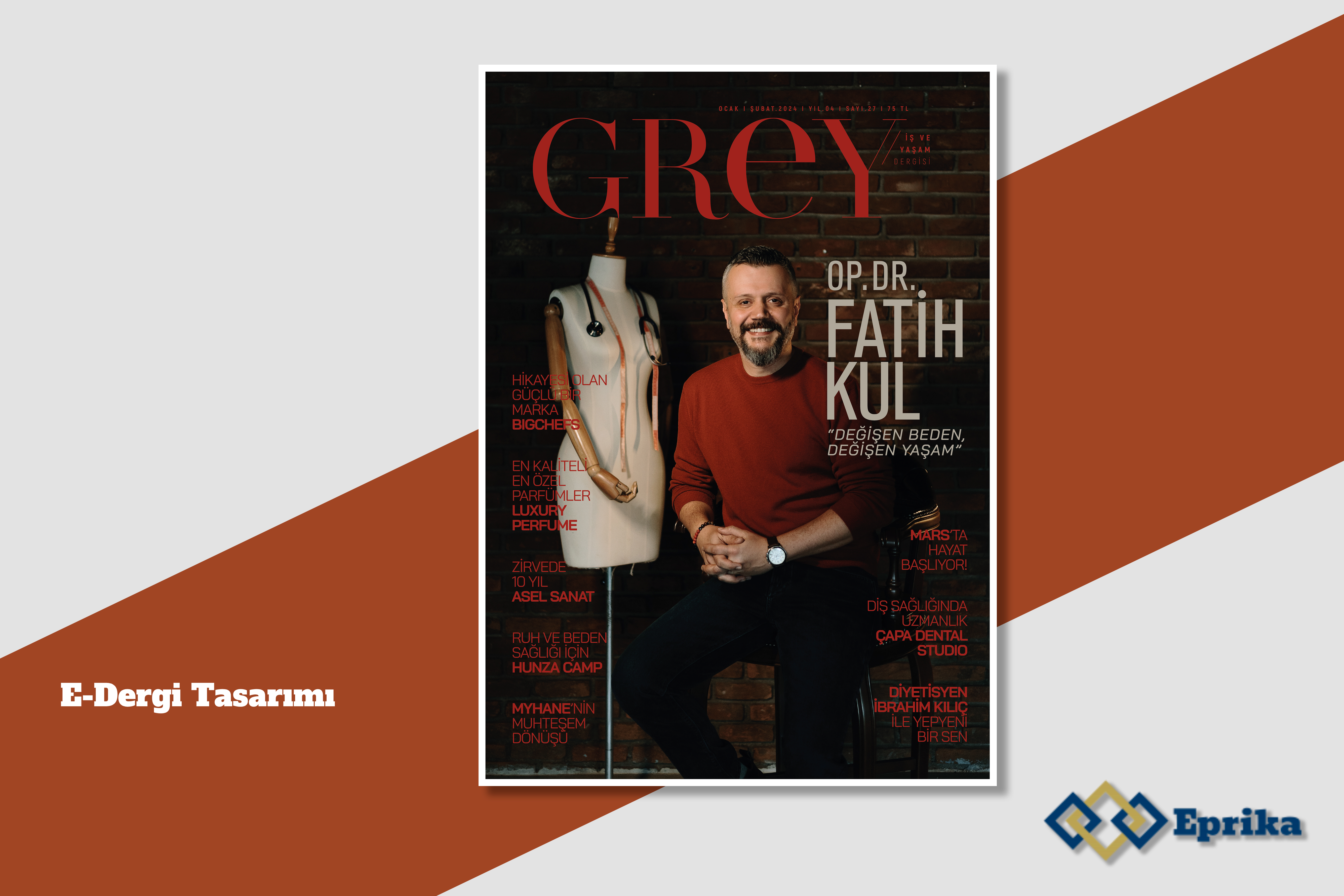 Grey Dergi - e Dergi Tasarımı