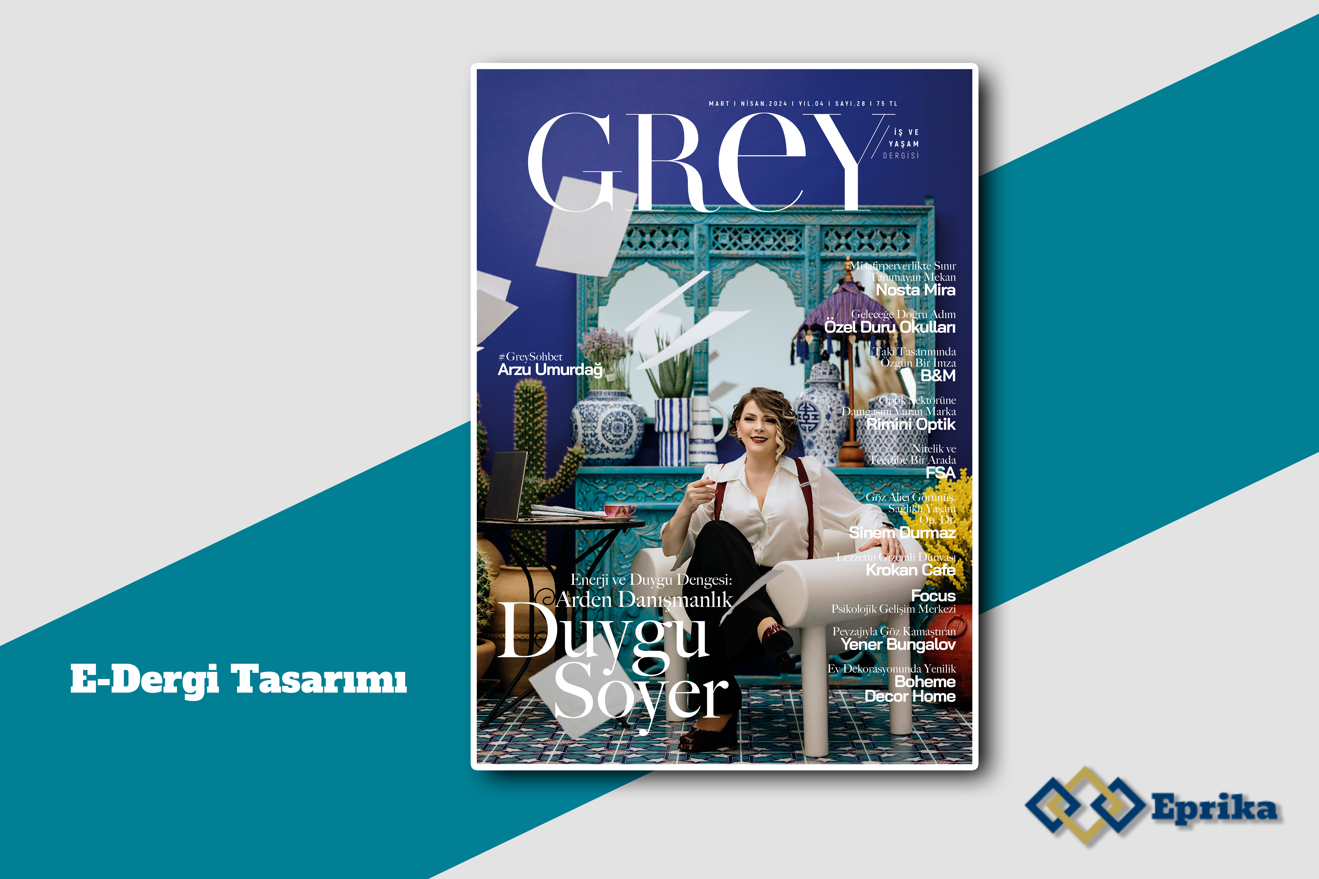 Grey Dergi - e Dergi Tasarımı