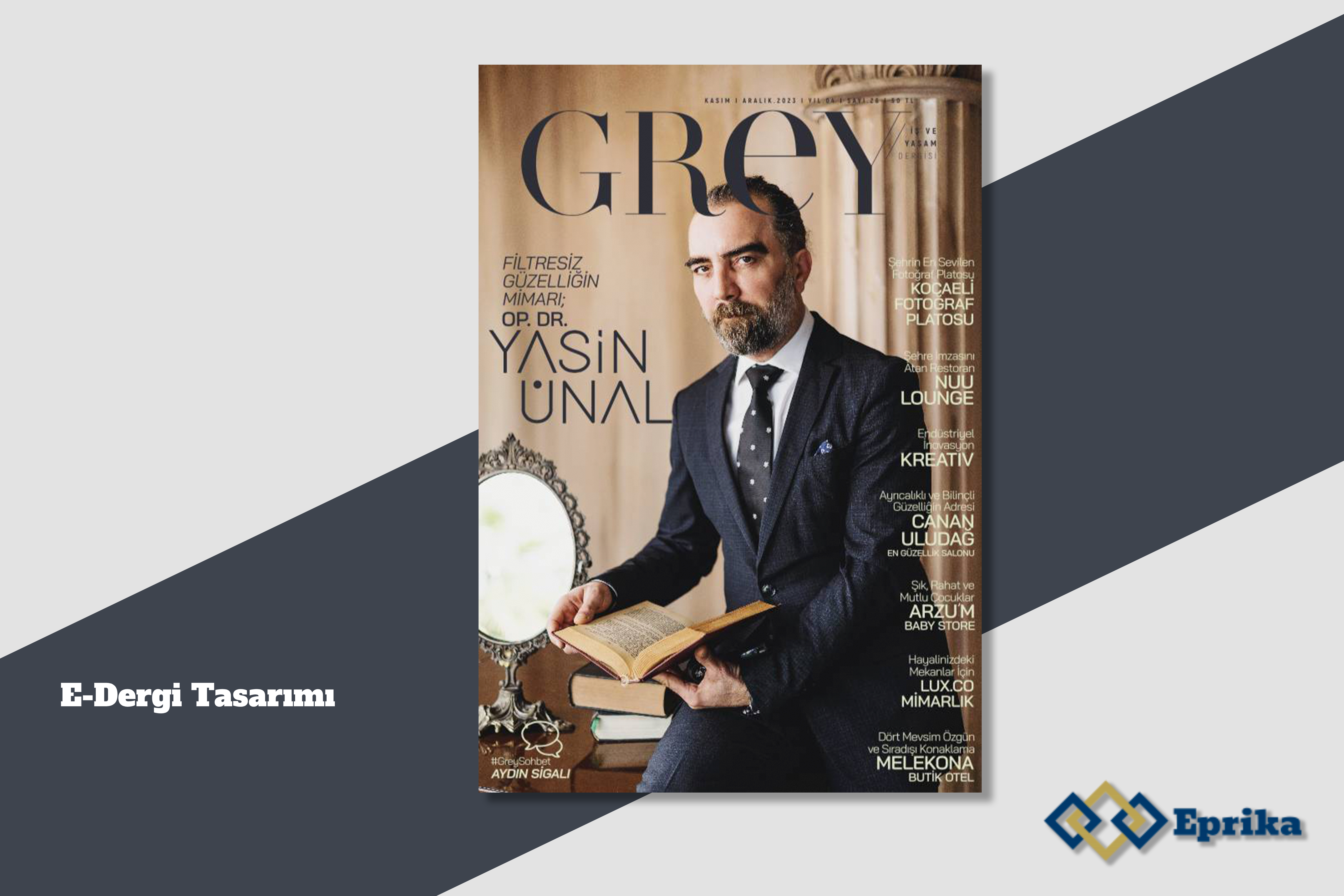Grey Dergi - e Dergi Tasarımı