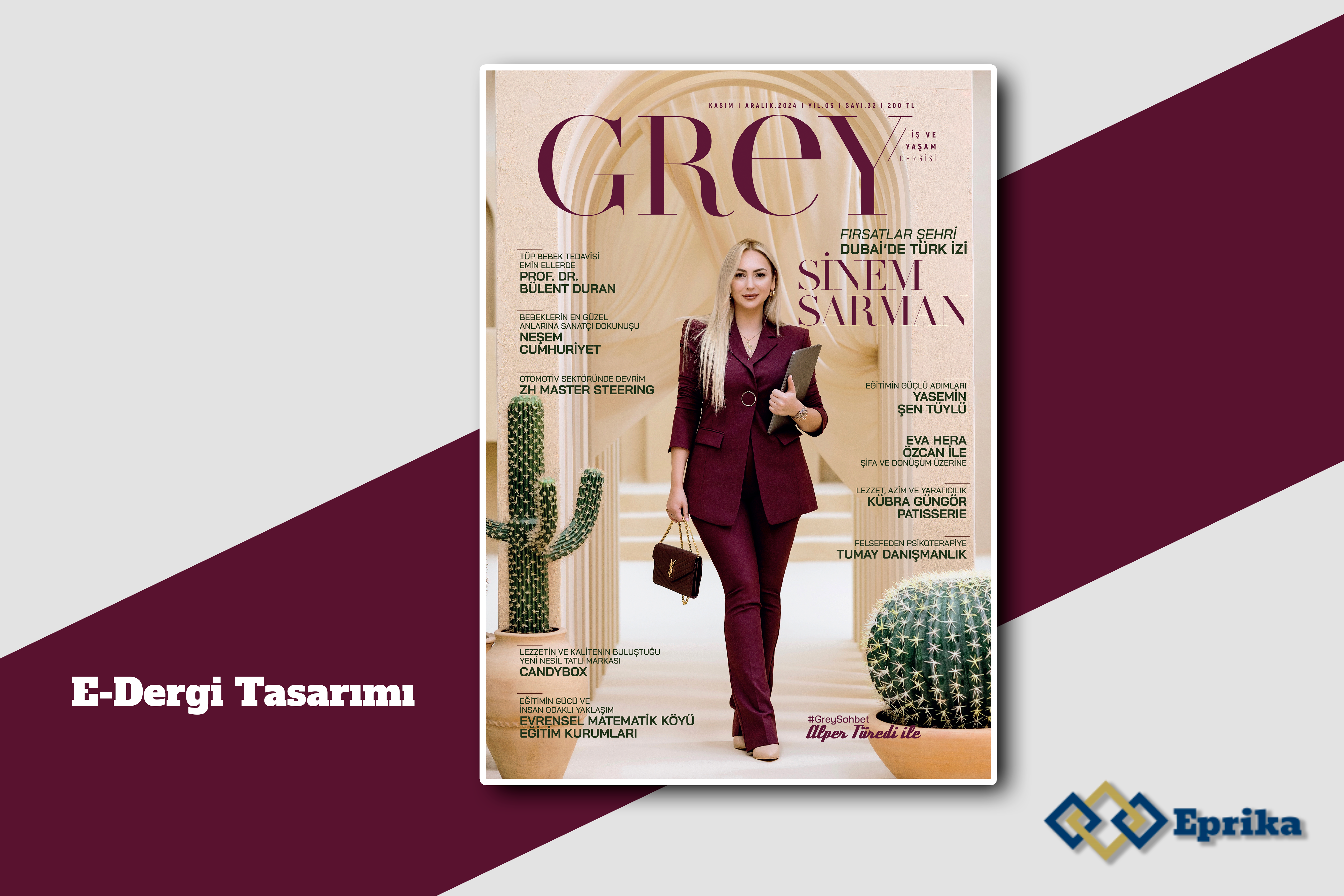 Grey Dergi - e Dergi Tasarımı