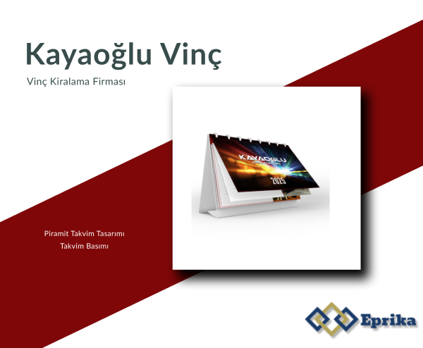 Kayaoğlu Vinç - Takvim Tasarımı