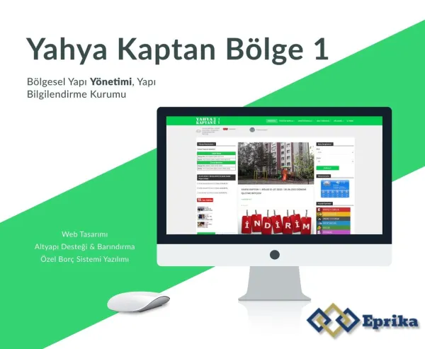 Yahya Kaptan Bölge 1 – Web Tasarımı
