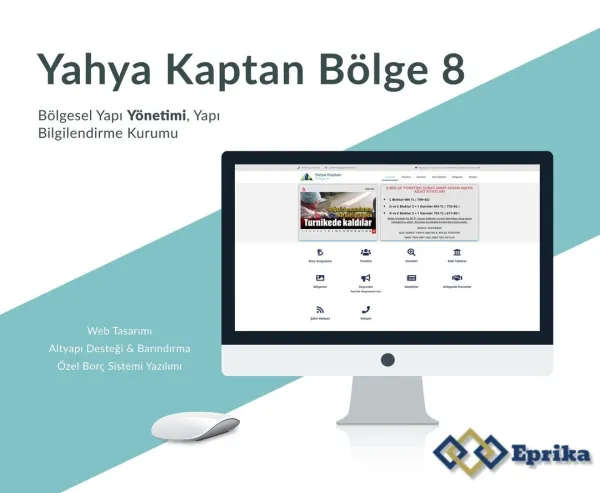 Yahya Kaptan Bölge 8 – Web Tasarımı