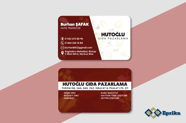 Hutoğlu - Kartvizit