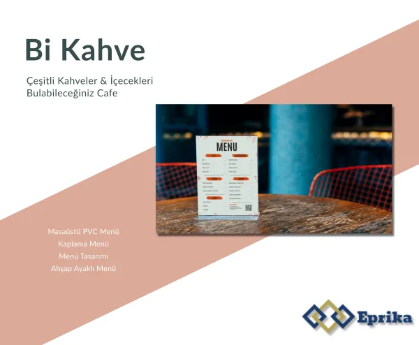 Bi Kahve – PVC Menü