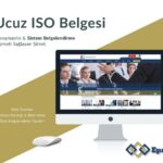 Ucuz ISO Belgesi - Web Tasarımı